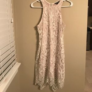 White lace dress sz small from Express